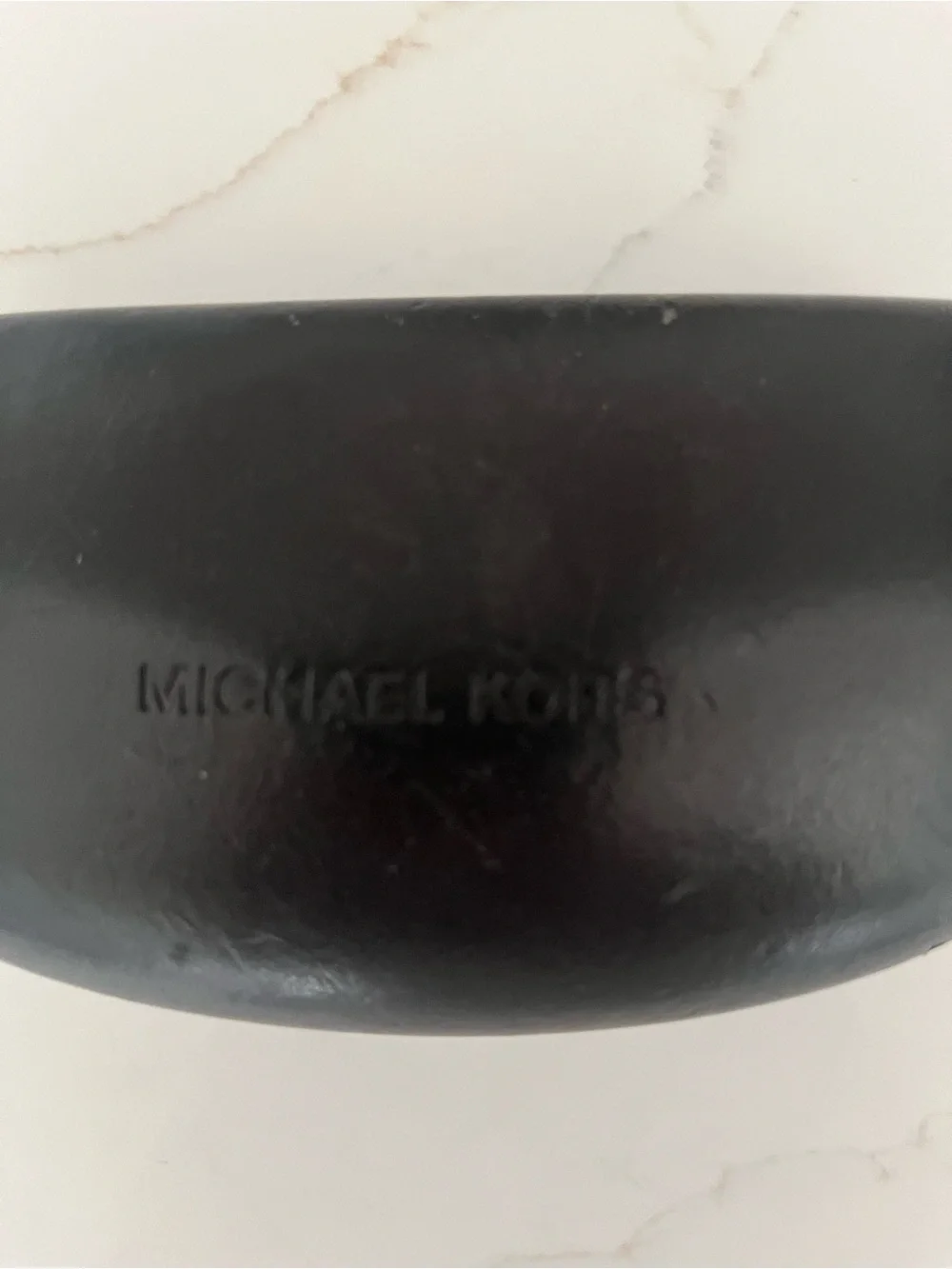 Michael Kors Black Hard Sunglasses Case with Logo